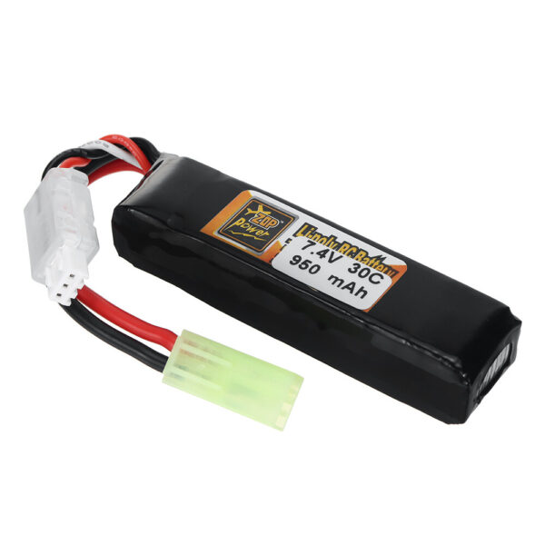 ZOP Power 2S 7.4V 950mAh 30C LiPo Battery T Plug for RC Car Airplane Helicopter FPV Racing Drone - Image 1