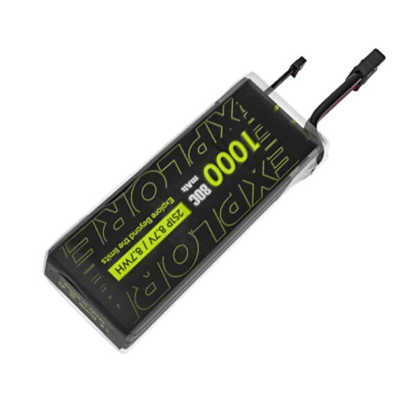 2PCS Explorer 7.6V 1000mAh 80C 2S1P LiPo Battery XT30 Plug for Micro Quad - Image 3