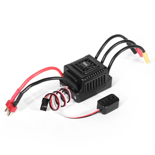 WSDT-60A RC Sensorless brushless waterproof ESC With Programming Card Combination Set for 1/10 RC Car - Image 7