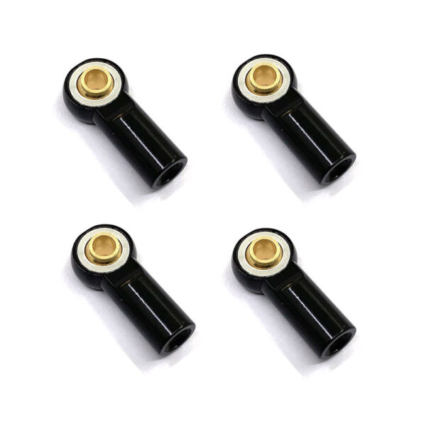 4PCS Metal M3 Aluminum Link Tie Rod End Ball Joint for 1/10 Crawler SCX10 D90 Racing RC Car Parts - Image 1