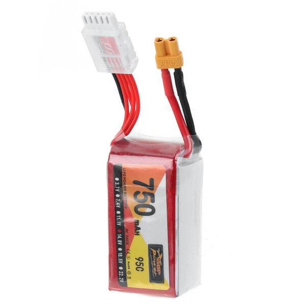 ZOP POWER 14.8V 750mAh 95C 4S LiPo Battery XT30 Plug for SpeedyBee Bee35 Crux35 RC FPV Racing Drone - Image 5