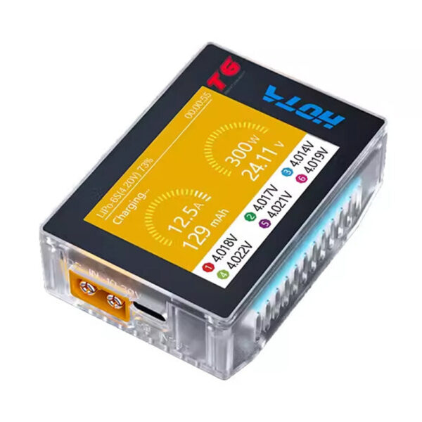 HOTA for T6 DC 300W PD 90W 15A 1-6S Pocket LiPo Battery Charger - Image 3