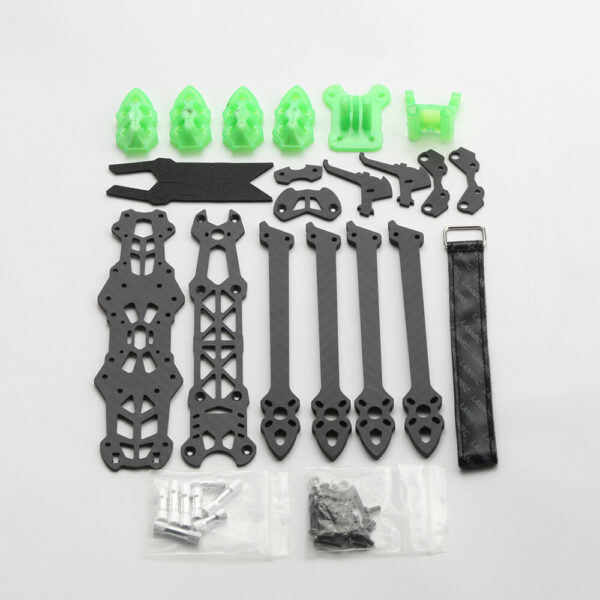 Mark4 8 Inch 375mm Wheelbase 5mm Arm 3K Carbon Fiber Frame Kit for DIY Long Range FPV RC Racing Drone - Image 8