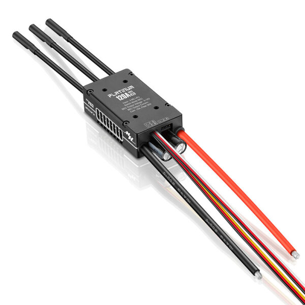 Hobbywing Platinum 120A V5 VBar Telemetry Ready Brushless ESC for Helicopter - Image 2