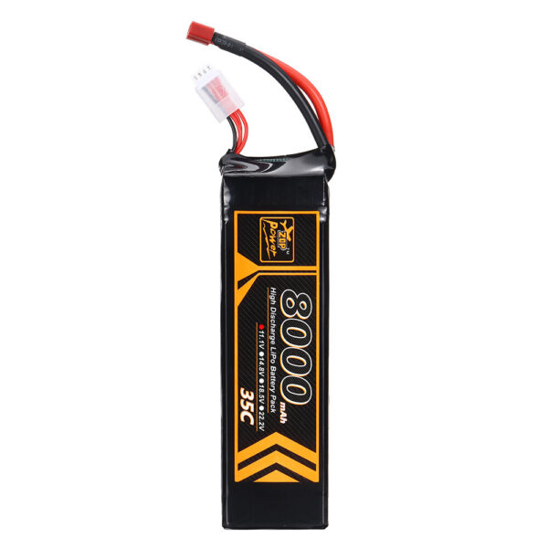 ZOP Power 11.1V 8000mAh 35C 3S LiPo Battery T Deans Plug for RC Car - Image 5