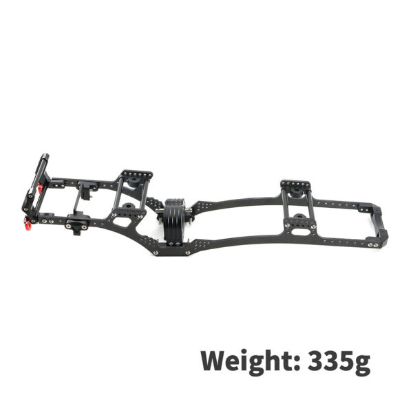 Carbon Fiber LCG Chassis Kit Frame Rail Skid Plate Set for SCX10 1/10 RC Crawler Car DIY Upgrade Parts - Image 3