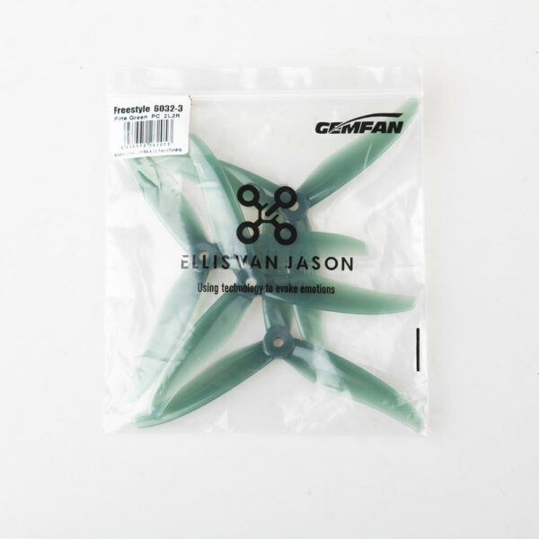 2 Pairs Gemfan Freestyle 6032 6x3.2 6 Inch Tri-Blade Propeller for RC Drone FPV Racing - Image 4