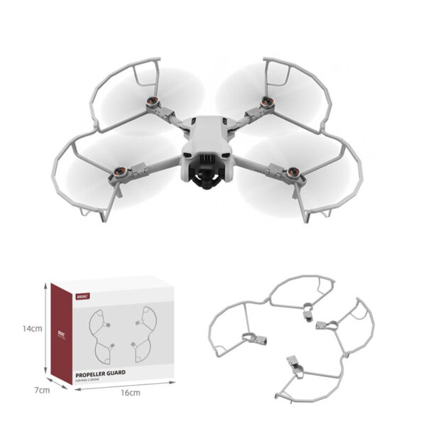 BRDRC Quick Release Anti-Collision Propeller Props Guard Protection Cover for DJI Mini 3 / Mini 3 PRO RC Drone Quadcopter - Image 8