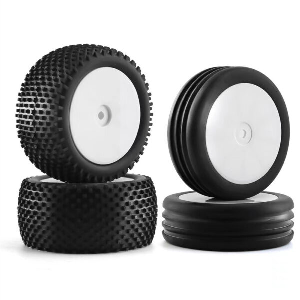 4PCS Tires Wheels 12mm Hex Off-Road for XRAY XB2 DIRT SRX2 SRX4 Bandit Tekno EB410 yokomo yz4 1/10 RC Car Vehicles Model Parts - Image 4