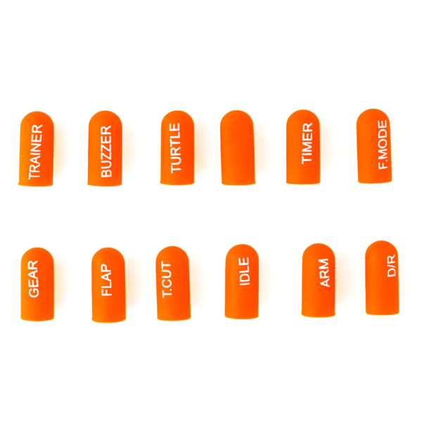 12pcs Radiomaster Labeled Silicon Switch Cover kits Short/ Long for TX16S TX12 Zorror Jumper Flysky Radio Transmitter - Image 7