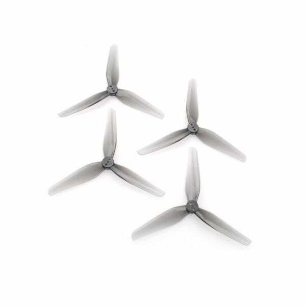 2 Pairs HQprop Durable Prop T4X2X3 4020 4 Inch 3-Blade Propeller Grey (2CW+2CCW) Poly Carbonate for FPV Racing RC Drone - Image 1