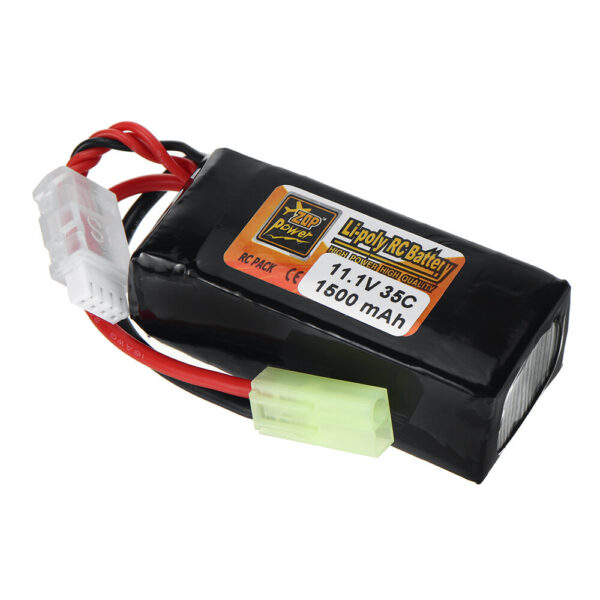 ZOP Power 3S 11.1V 1500mAh 35C LiPo Battery T Plug for RC Car Airplane Helicopter FPV Racing Drone - Image 1