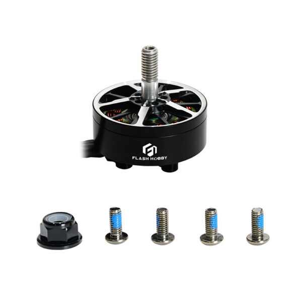 1/4PCS Flashhobby A2810 2810 1100KV 3-6S Brushless Motor 5mm Shaft for DIY 7 Inch Long Range RC Drone FPV Racing - Image 8