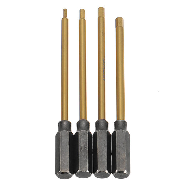 RJX 4pcs Metal HexagonaL-wrenches Screwdrivers Tools Kit 1.5/2.0/2.5/3.0mm for RC Model - Image 1