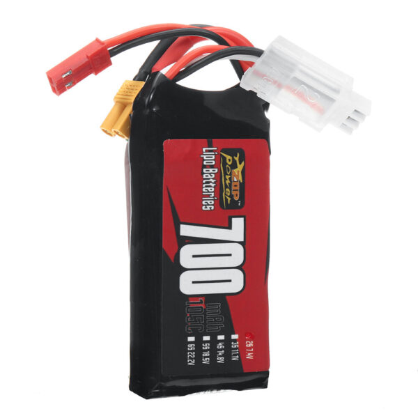 ZOP Power 2S 7.4V 700mAh 105C 5.18Wh LiPo Battery XT30 Plug for RC Car Helicopter - Image 5