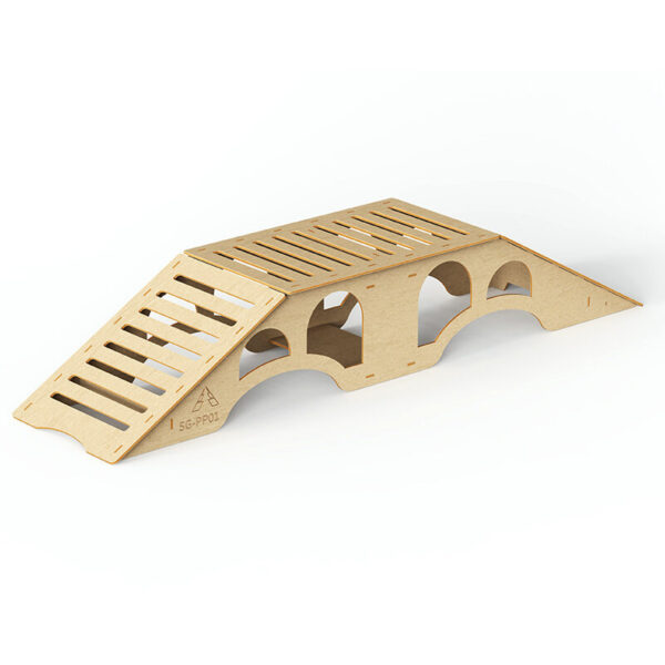 SG Pincone Forest Wooden 3D DIY Bridge Seesaw For 1/24/28 RC Car Parts - Image 1