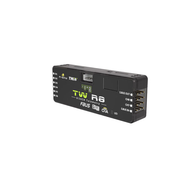 FrSky TW R8 Dual 2.4G 8/24CH PWM Telemetry Receiver FBUS / S.Port SBUS Output for FPV RC Racer Drone - Image 2