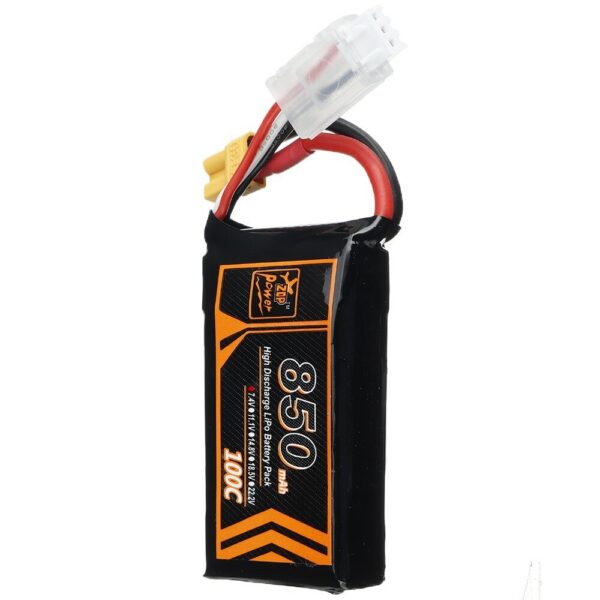 ZOP Power 7.4V 850mAh 100C 2S Lipo Battery XT30 Plug for RC Racing Drone - Image 6