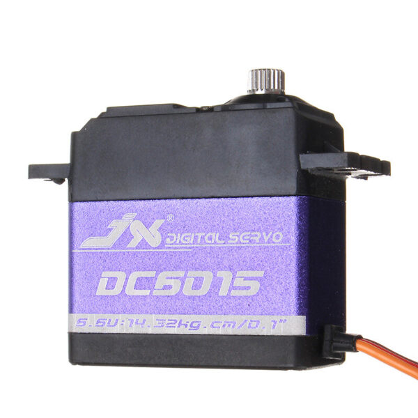 JX DC6015 14.32KG DC Metal Gear High Torque Standard Angle Digital Servo For RC Model Transmitter Radio - Image 2