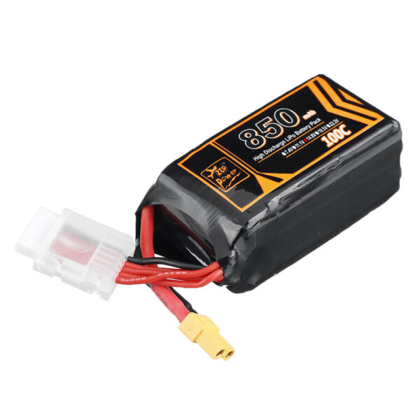 ZOP Power 14.8V 850mAh 100C 4S Lipo Battery XT30 Plug for RC Racing Drone - Image 5