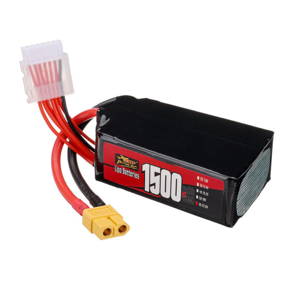 ZOP Power 6S 22.8V 1500mAh 60C 34.2Wh LiPo Battery XT60 Plug for RC Drone - Image 4