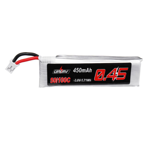 10Pcs URUAV 3.8V 450mAh 50/100C 1S HV 4.35V Lipo Battery PH2.0 for Emax Tinyhawk Happymodel Snapper7 - Image 4