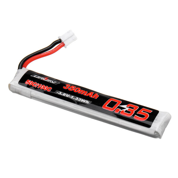 5Pcs URUAV 3.8V 350mAh 50/100C 1S Lipo Battery PH2.0 Plug for RC Racing Drone - Image 7