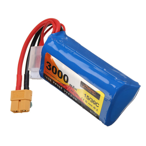 ZOP Power 11.1V 3000mAh 15/30C 3S Long Range Li-ion Battery XT60 Plug for FPV RC Racing Drone - Image 3