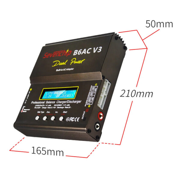 Imax B6AC V3 AC 100-240V 6A 80W Dual Power Smart Digital Balance Charger - Fast & Efficient Charging for All Batteries - Image 2