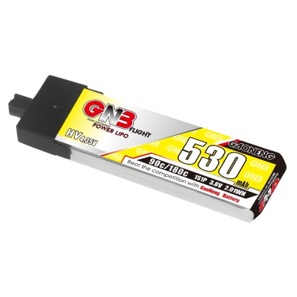 6Pcs Gaoneng 3.8V 530mAh 90C 1S LiHV Battery A30 Plug for Sub250 Nanofly20 Emax Tinyhawk S BetaFPV Beta75X - Image 2