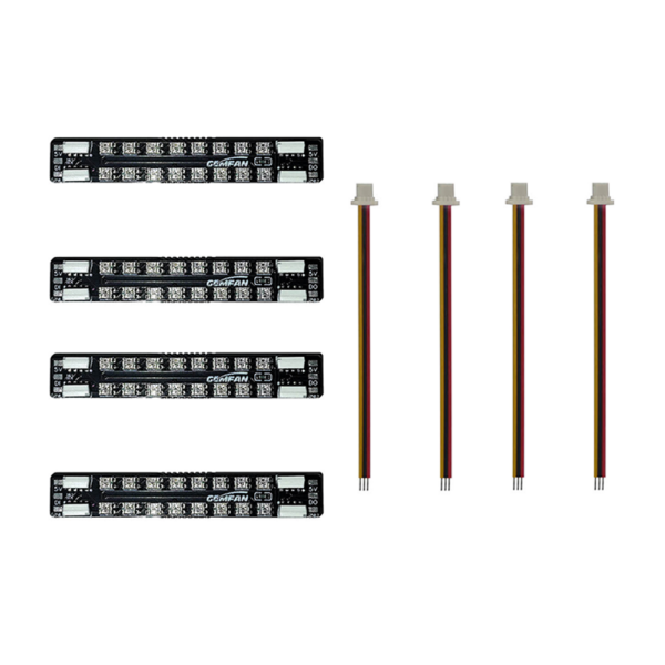 4PCS GEMFAN LED 08 / LED 20 5V Programmable Arm LED Strip Light / CU Controller Module 2-6S for DIY RC Drone FPV Racing - Image 1