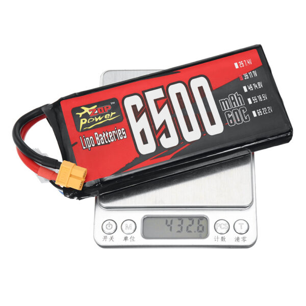 ZOP Power 3S 11.1V 6500mAh 60C 72.15Wh LiPo Battery XT60 Plug for RC Car Vehicles - Image 8