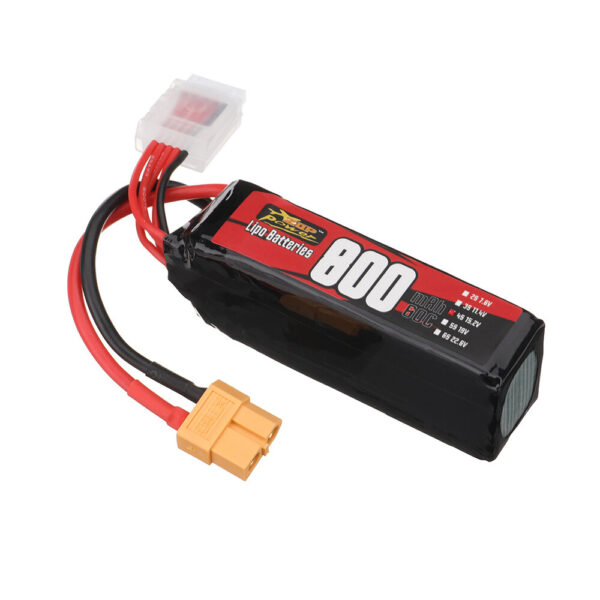 ZOP Power 4S 15.2V 800mAh 60C 11.84Wh LiPo Battery XT60 Plug for RC FPV Racing Drone Airplane Helicopter - Image 2