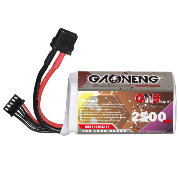 Gaoneng GNB 14.8V 2500mAh 12C 4S Li-ion Battery XT30/XT60 Plug for RC Drone - Image 3