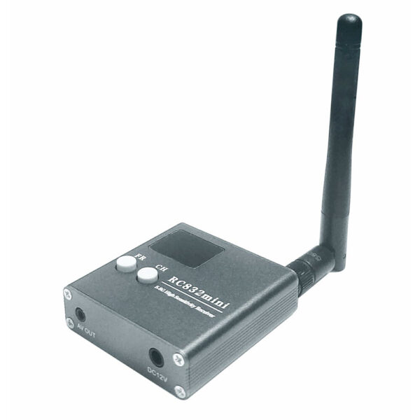 SJ RC832 Mini Wireless 4.9G-5.8G 56CH 5dB Two-Way Video/Audio High Sensitivity Receiver for RC Drones - Image 1