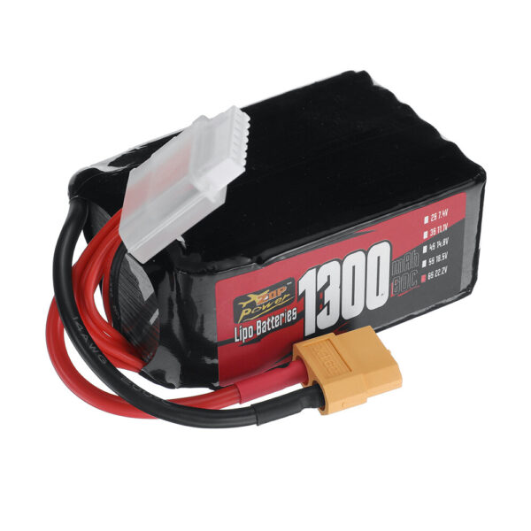 ZOP Power 6S 22.2V 1300mAh 60C 28.86Wh LiPo Battery XT60 Plug for Geprc Cinelog35 V2 RC FPV Racing Drone - Image 4