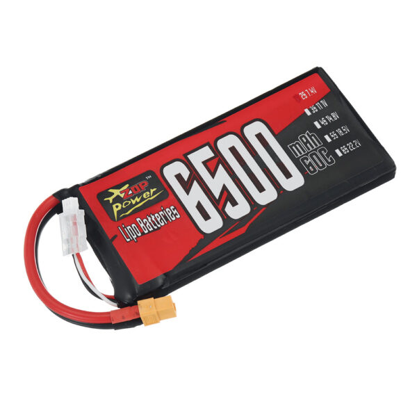 ZOP Power 2S 7.4V 6500mAh 60C 48.1Wh LiPo Battery XT60 Plug for RC Car - Image 4