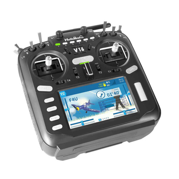 HelloRadioSky V16 ELRS 2.4GHz Multi-protocol EdgeTX & OpenTX Radio Transmitter with 4.3-inch TFT Full-Color Touch Display for FPV Drone Helicopter RC Airplane - Image 3