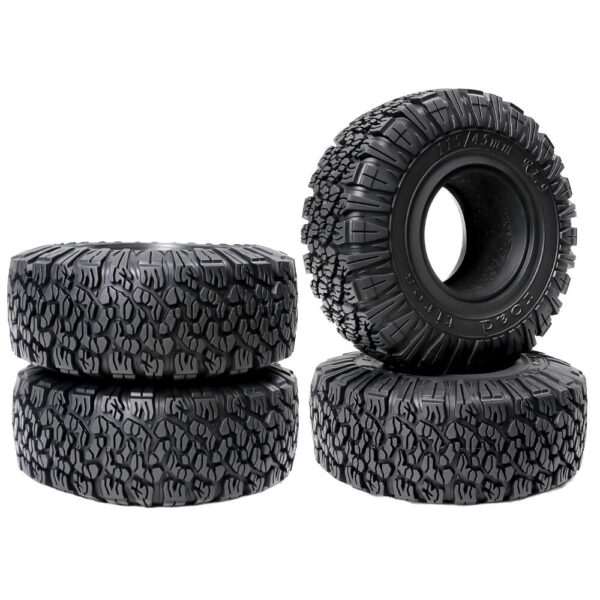 4PCS 1.9 Inch Upgraded Tyres for 1/10 TRX4 SCX10 RC Car Rock Crawler Climbing Off-Road Truck Vehicles Models Spare Parts - Image 3