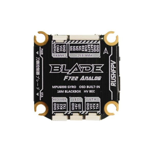 30.5*30.5mm RUSHFPV RUSH BLADE F722 FC & Sport Edition 50A ESC & RUSH Tank  VTX & RUSH PFB Stack/Combo - Image 2