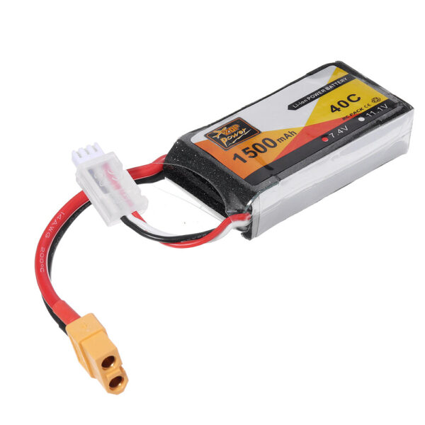 ZOP Power 7.4V 1500mAh 40C 2S Lipo Battery XT60 Plug - Image 5