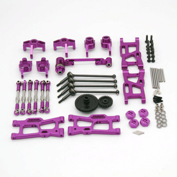 Wltoys 144001 144010 124017 124019 124018 Upgraded Metal Parts Set RC Car Parts - Image 4