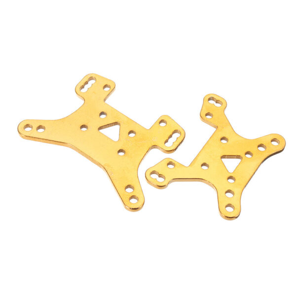 2PCS Wltoys 124017 124019 1/12 RC Car Spare Metal Front Rear Shock Absorber Plate Board 1833 Vehicles Model Parts - Image 4