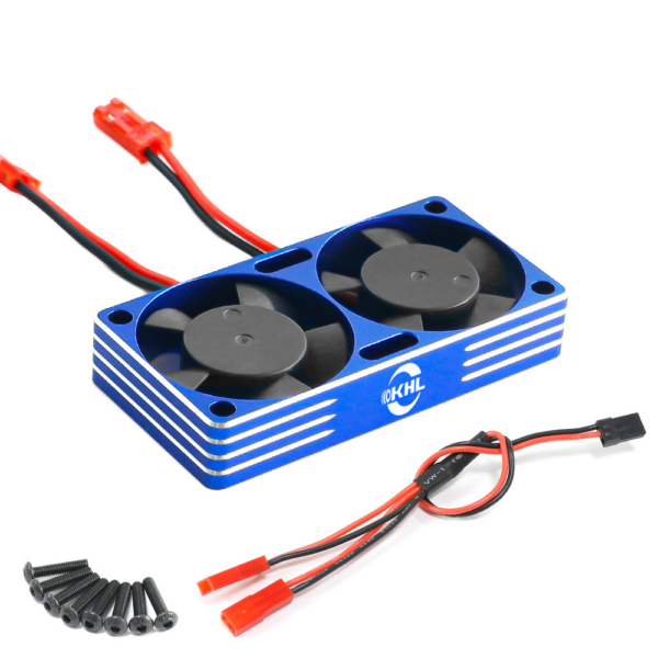 For OKHL Radiator 540 550 3650 3660 3670 Motor Cooling High Speed Metal Dual Fan 3010 1/7 1/8 1/10 Engine RC Cars Vehicles Models Spare Parts - Image 5