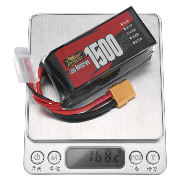 ZOP Power 4S 14.8V 1500mAh 120C 22.2Wh LiPo Battery XT60 Plug for RC Drone - Image 9