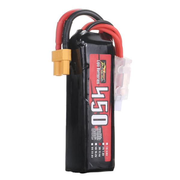 ZOP Power 11.4V 450mAh 80C 3S LiPo Battery With XT30 Plug for RC Drone - Image 5