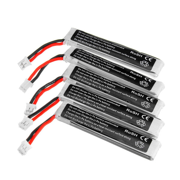 5Pcs URUAV 3.8V 300mAh 40/80C 1S HV 4.35V PH2.0 Lipo Battery for Happymodel Mobula6 Eachine TRASHCAN Snapper6 7 Mobula7 - Image 2