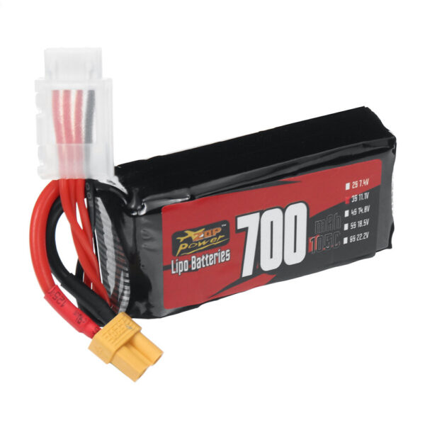 ZOP Power 3S 11.1V 700mAh 105C 7.77Wh LiPo Battery XT30 Plug for RC Helicopter Airplane FPV Racing Drone - Image 4