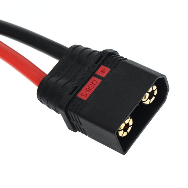 QS8 Male Plug to 4.0 Banana Plug 10AWG 250mm Charging Extension Cable - Image 6