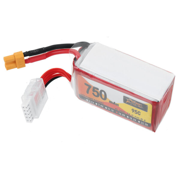 ZOP POWER 14.8V 750mAh 95C 4S LiPo Battery XT30 Plug for SpeedyBee Bee35 Crux35 RC FPV Racing Drone - Image 2